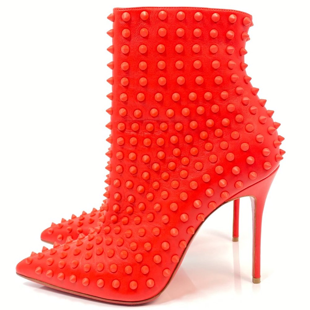 🔥🌹SUMMER SALE☀️📛NO OFFERS🔆Christian Louboutin Snakilta 120 Boots 39.5